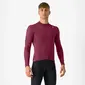 Castelli Espresso Thermal Fietsshirt Lange Mouwen Donkerrood Heren