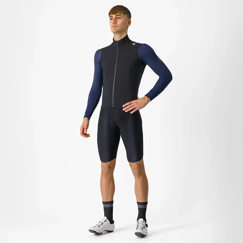 Castelli Espresso Windvest Zwart Heren