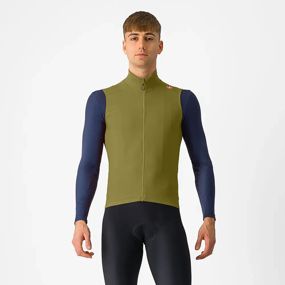 Castelli Espresso Windvest Groen Heren