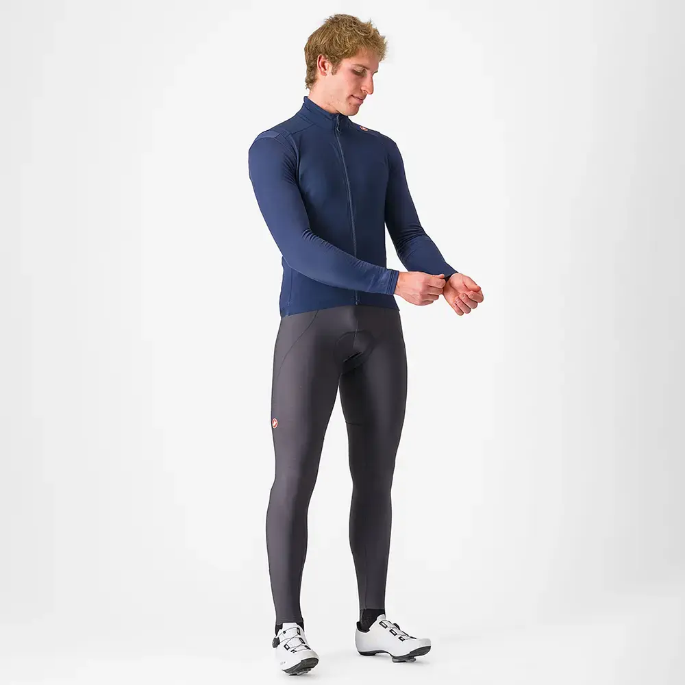 Castelli Espresso Fietsbroek Lang Donkergrijs Heren