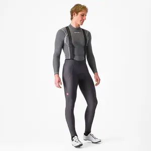 Castelli Espresso Fietsbroek Lang Donkergrijs Heren