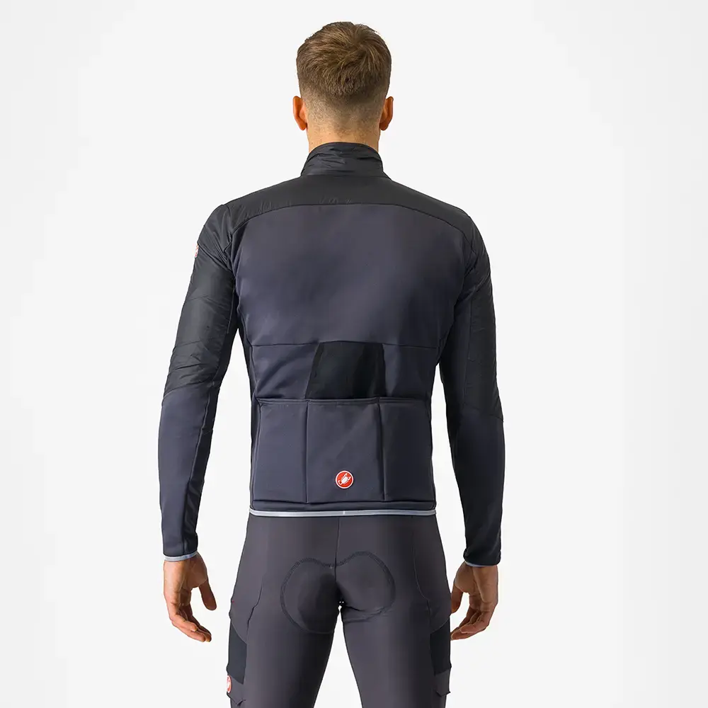 Castelli Unlimited Fietsjack Zwart/Donkergrijs Heren