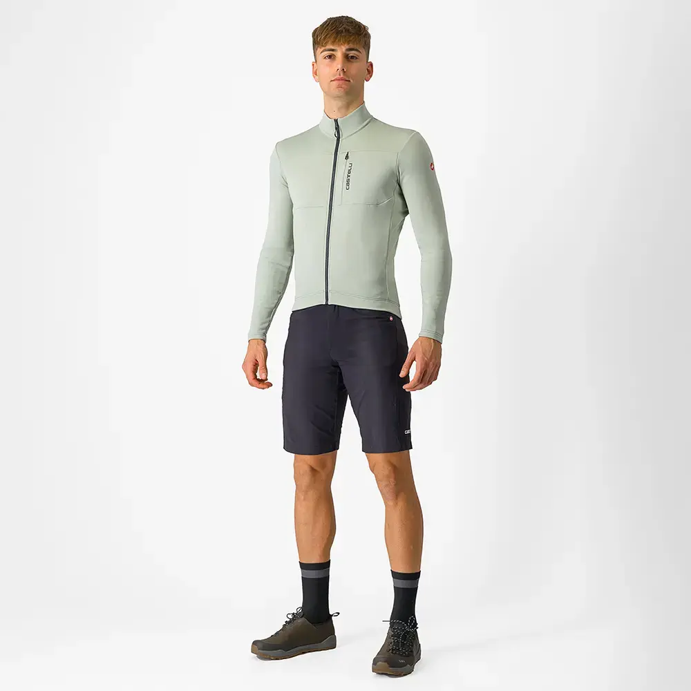 Castelli Unlimited Trail 2 Fietsshirt Lange Mouwen Lichtgroen Heren