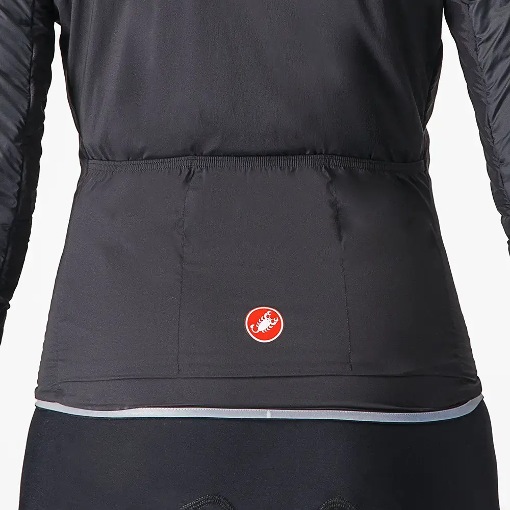 Castelli Fly Direct Fietsjack Zwart/Zilvergrijs Dames