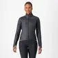 Castelli Fly Direct Fietsjack Zwart/Zilvergrijs Dames