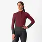 Castelli Perfetto Air Fietsjack Donkerrood/Donkergrijs Dames