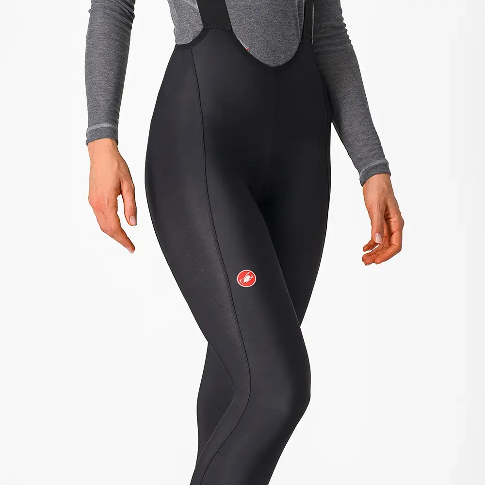 Castelli Espresso DT Fietsbroek Lang Zwart Dames