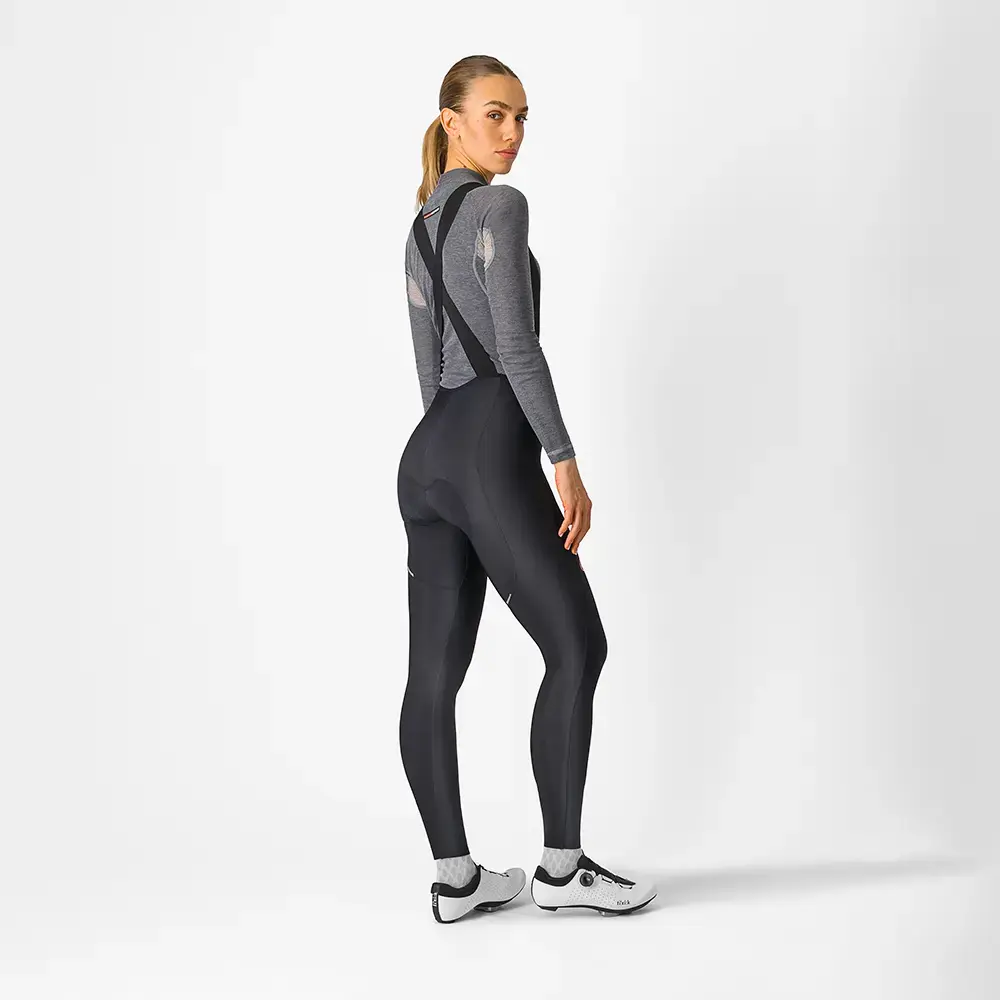 Castelli Espresso DT Fietsbroek Lang Zwart Dames