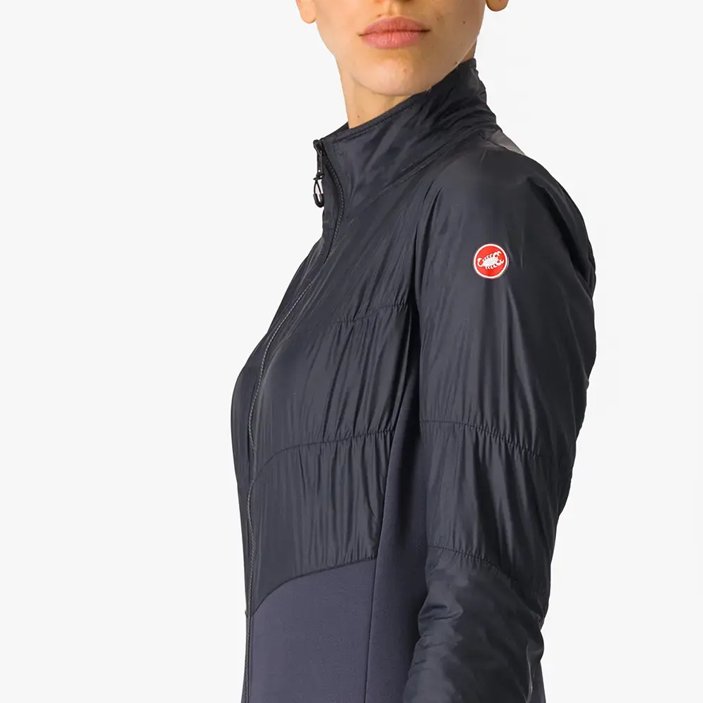 Castelli Unlimited Fietsjack Zwart/Donkergrijs Dames