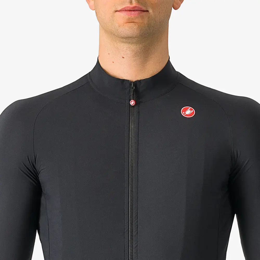 Castelli Aero Race Fietsshirt Lange Mouwen Zwart Heren