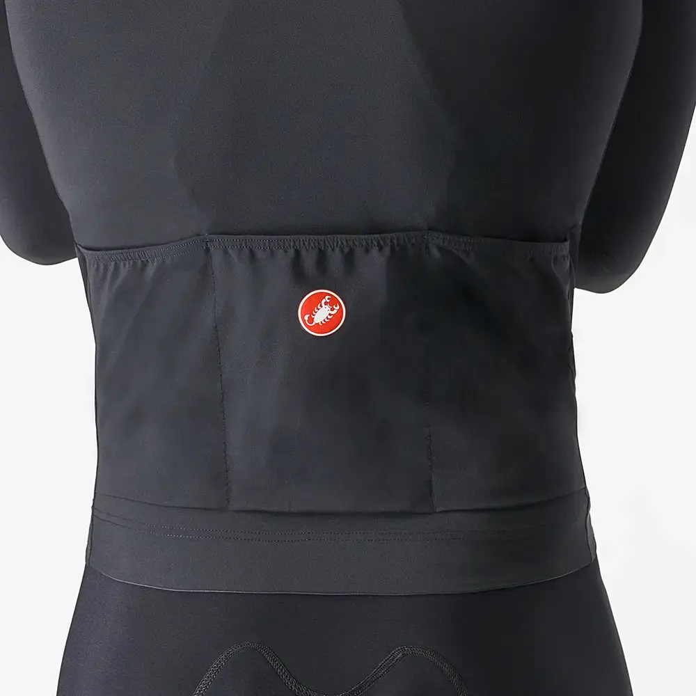 Castelli Aero Race Fietsshirt Lange Mouwen Zwart Heren