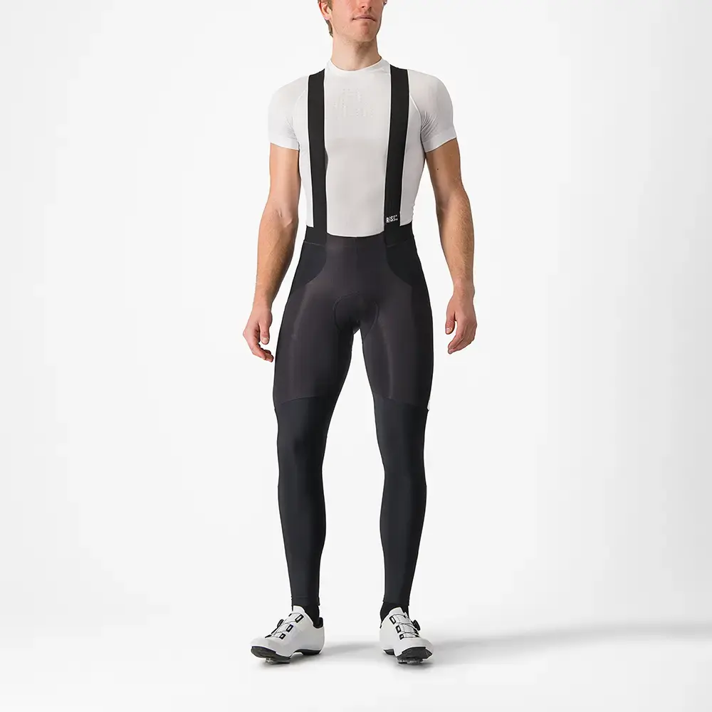 Castelli Sorpasso Ros Fietsbroek Lang Met Zeem Zwart Reflex Heren