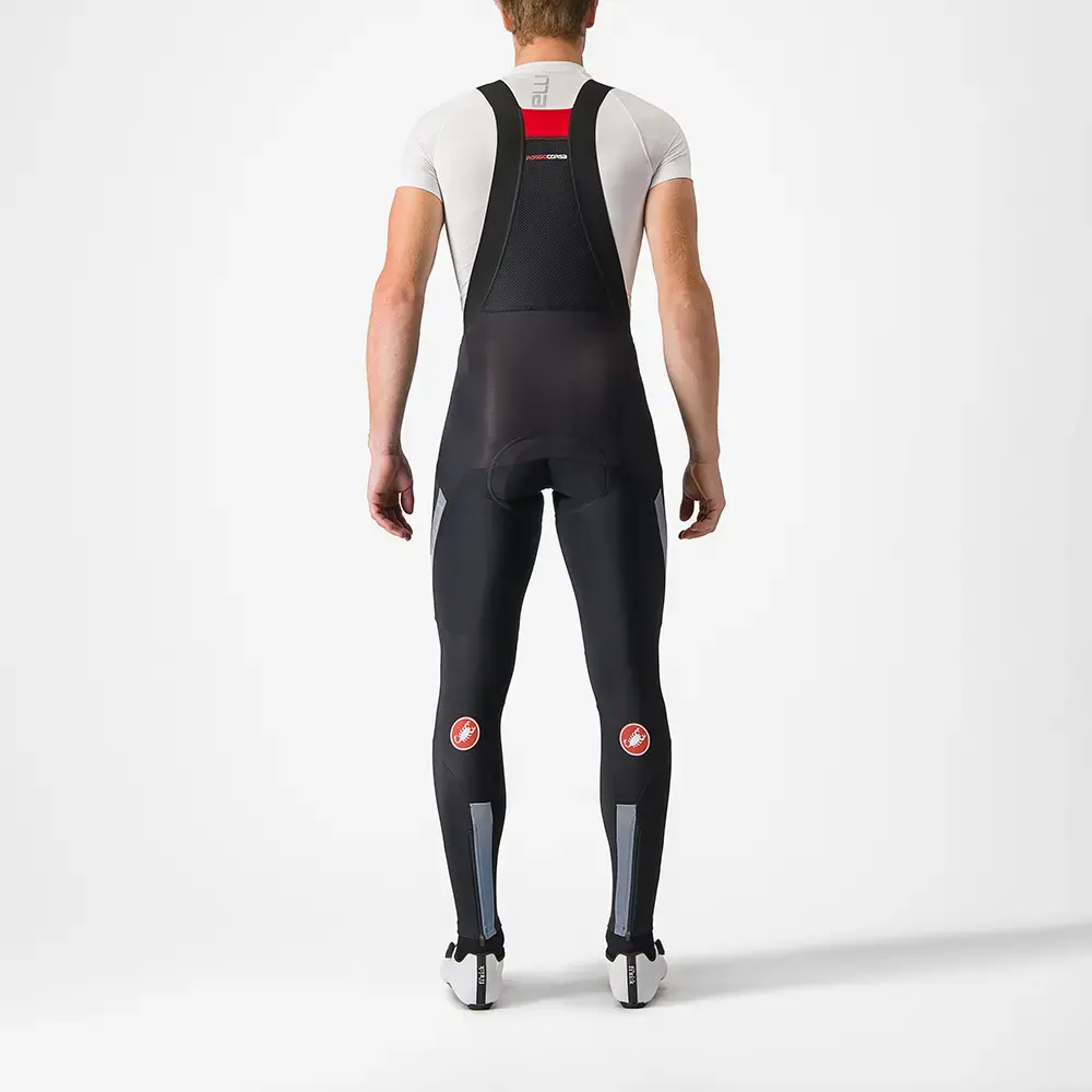 Castelli Sorpasso Ros Fietsbroek Lang Met Zeem Zwart Reflex Heren