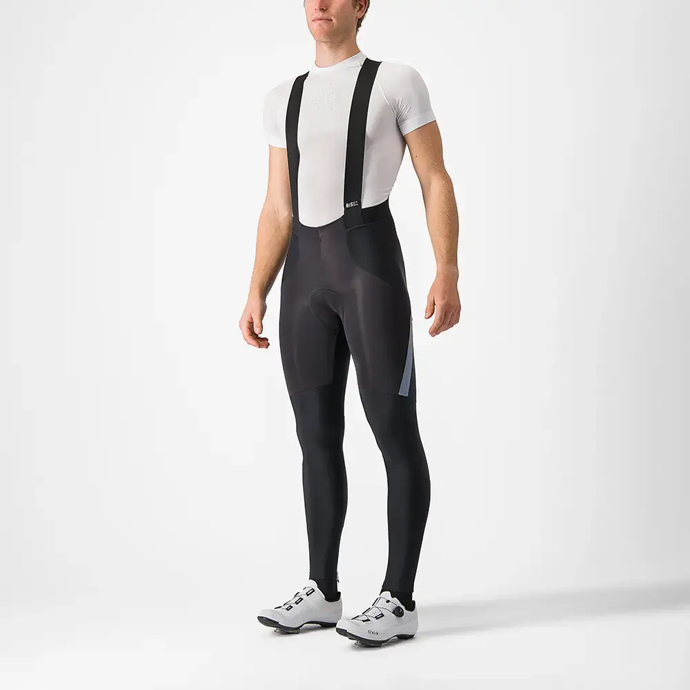 Castelli Sorpasso Ros Fietsbroek Lang Met Zeem Zwart Reflex Heren