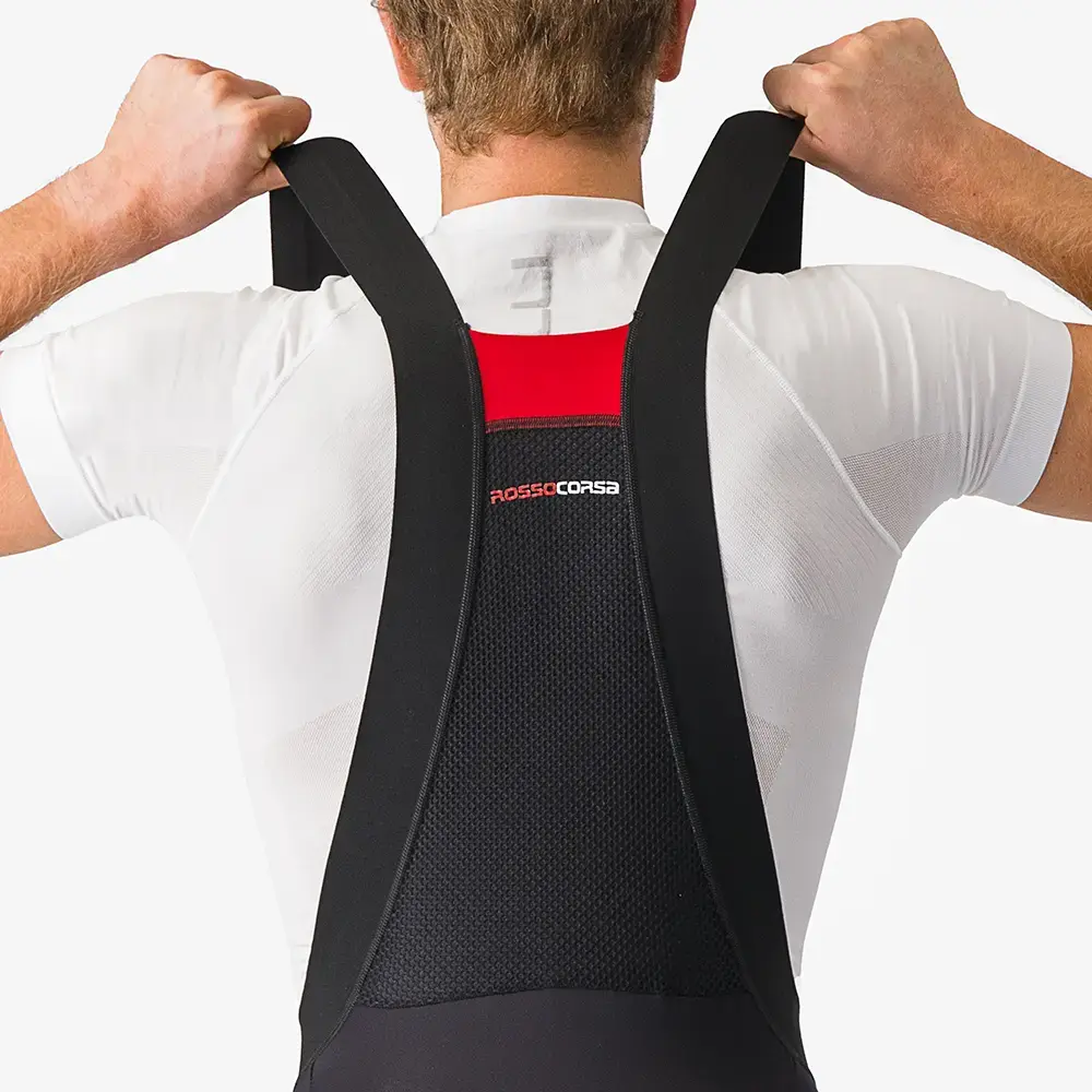 Castelli Sorpasso Ros Fietsbroek Lang Met Zeem Zwart Reflex Heren