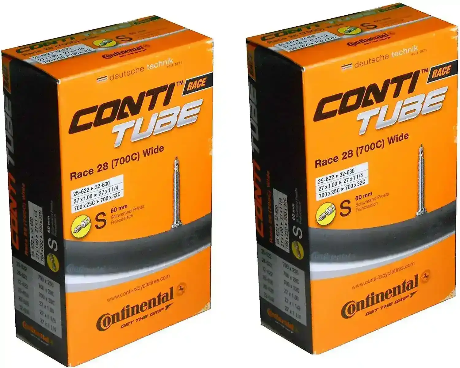 Continental Race Wide Binnenband Presta Ventiel 25-32mm