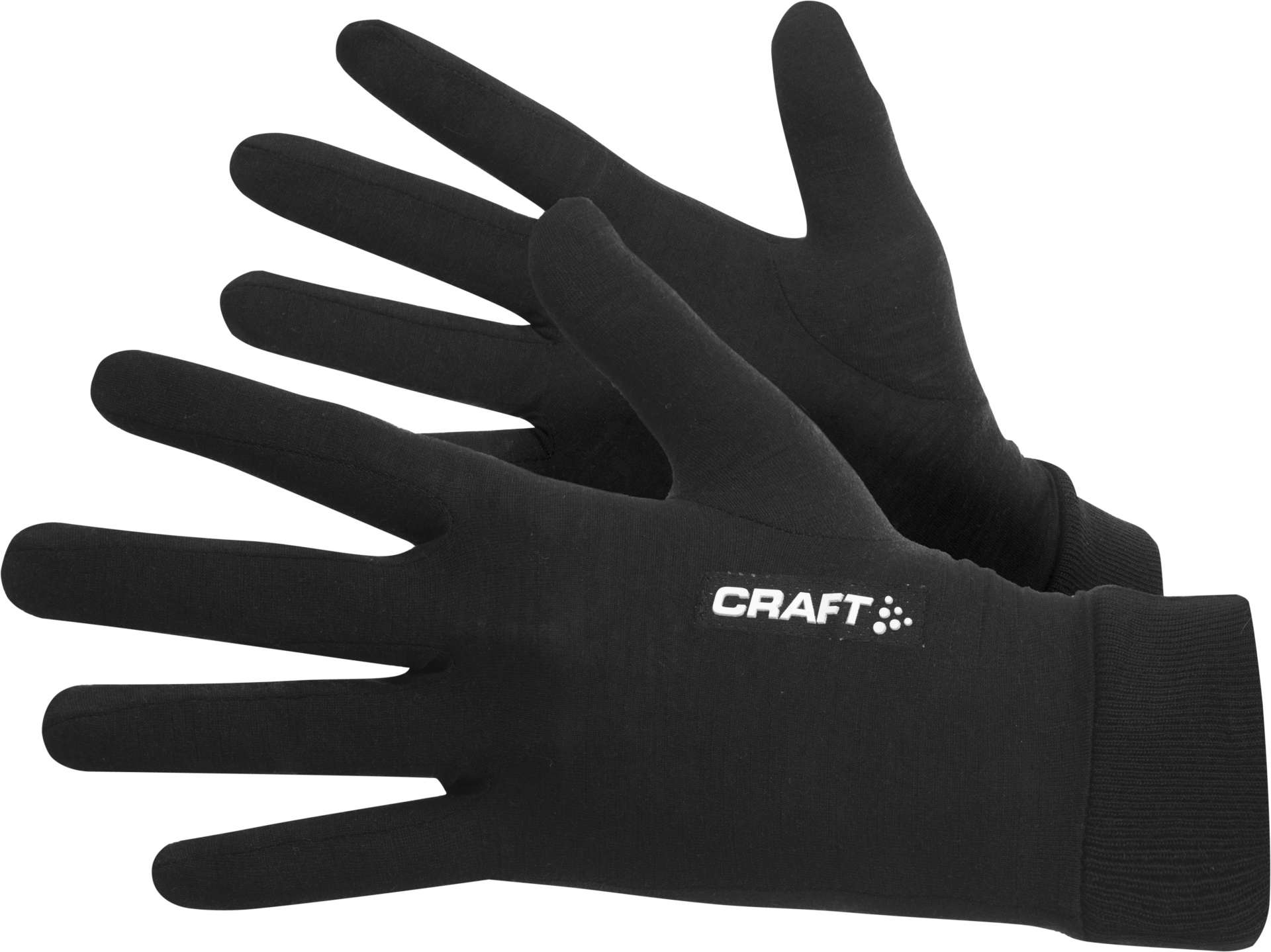 Craft Warm Wool Glove Liner Zwart