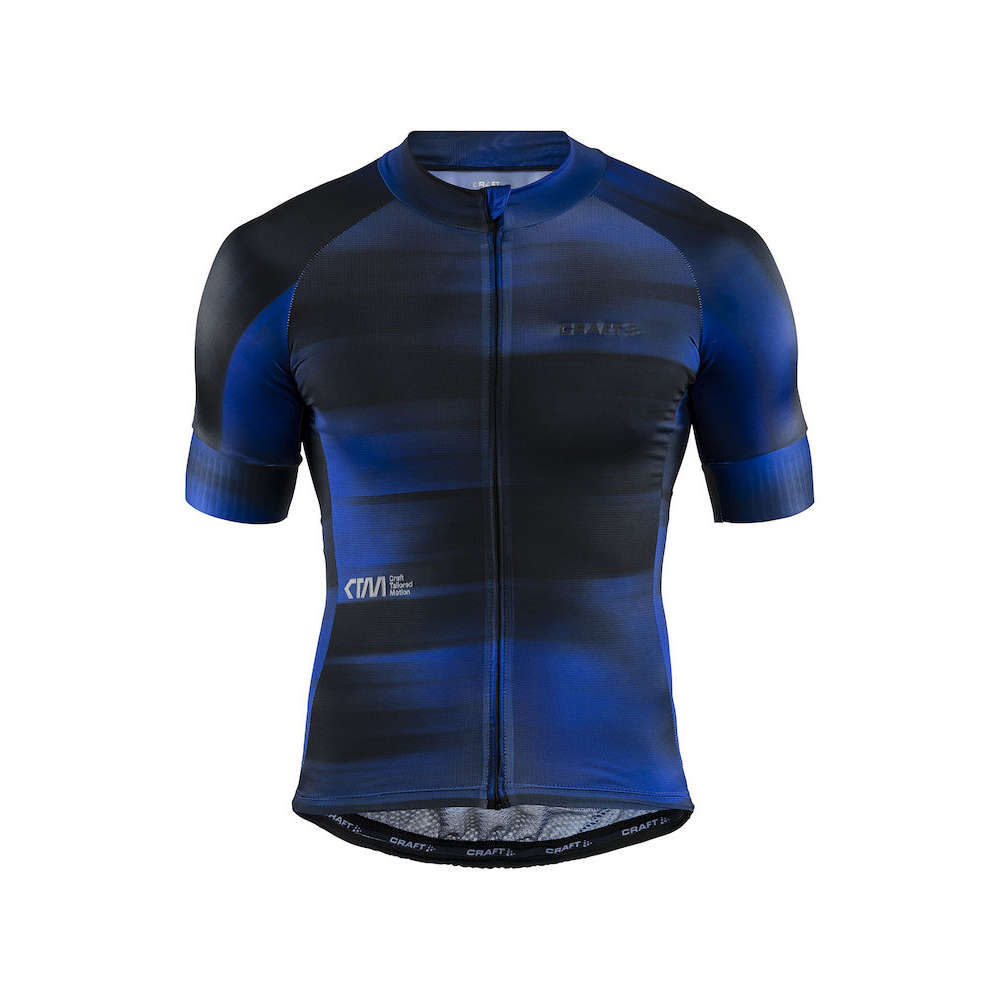 Craft CTM Aerolight Fietsshirt Korte Mouwen Zwart/Blauw Heren