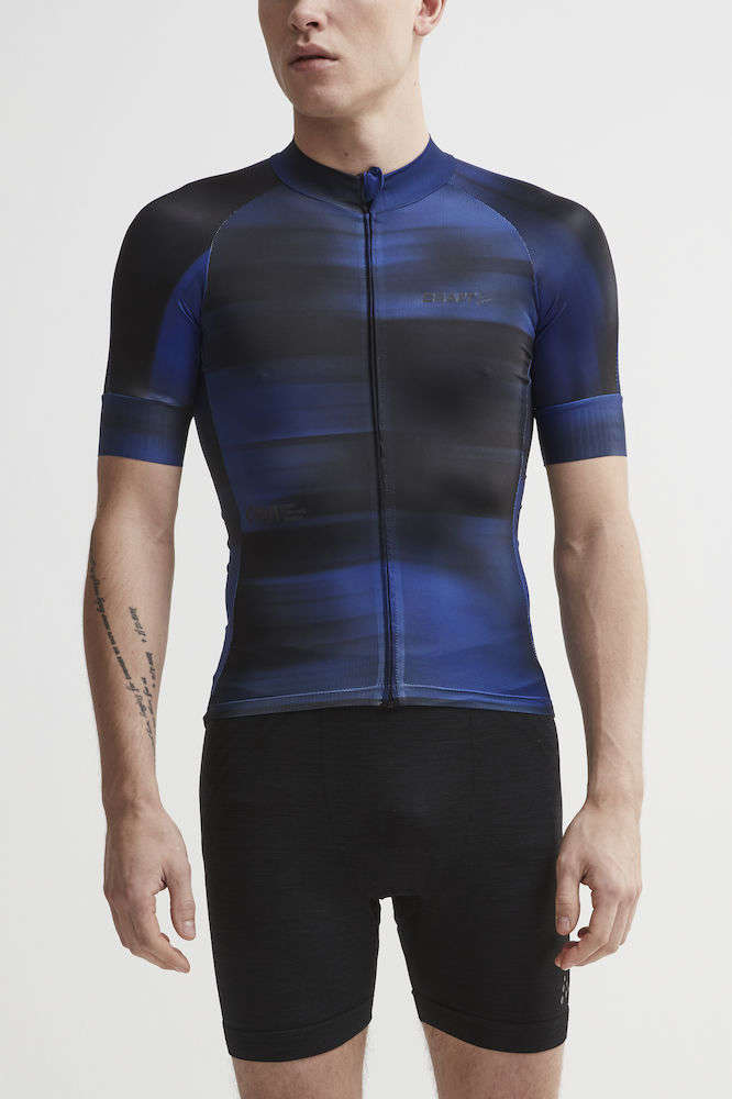 Craft CTM Aerolight Fietsshirt Korte Mouwen Zwart/Blauw Heren