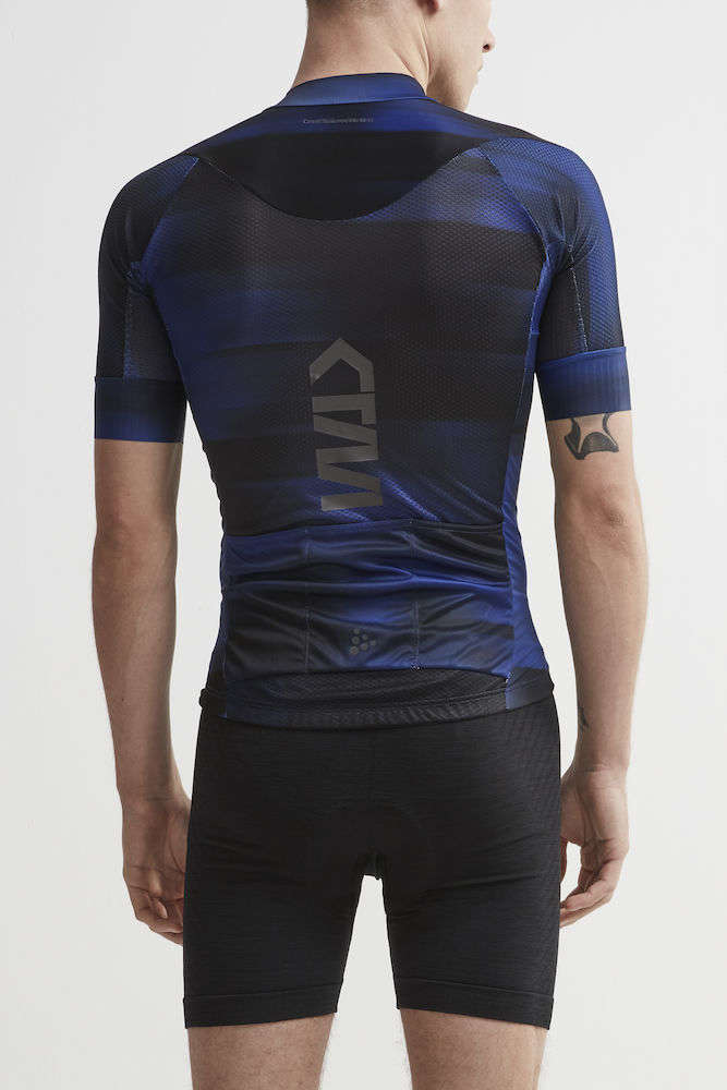 Craft CTM Aerolight Fietsshirt Korte Mouwen Zwart/Blauw Heren