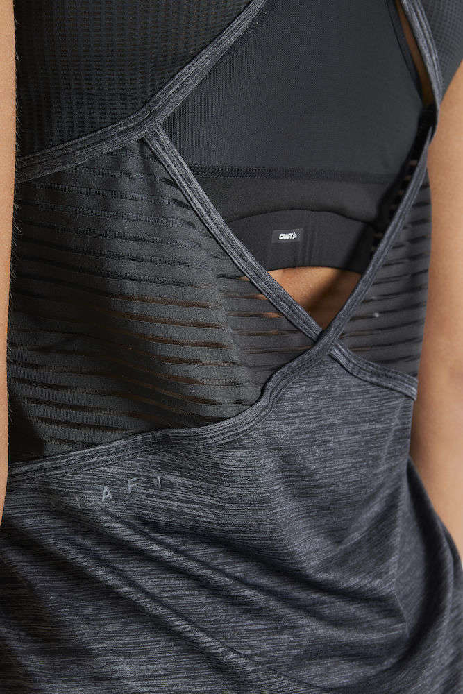 Craft NRGY Hardloop Singlet Zwart Dames