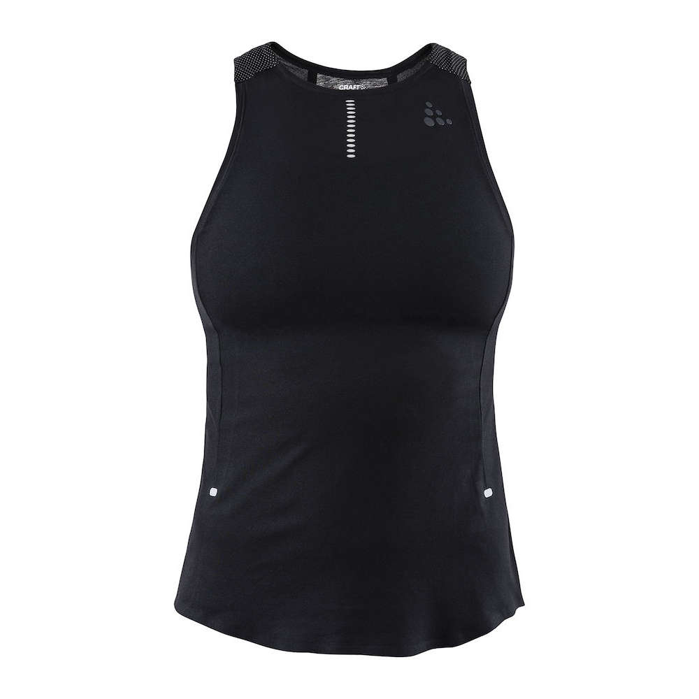 Craft SUBTWO Hardloop Singlet Zwart Dames