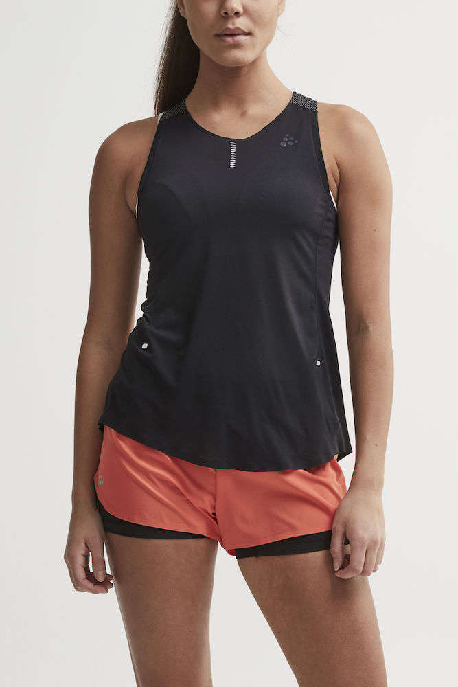 Craft SUBTWO Hardloop Singlet Zwart Dames