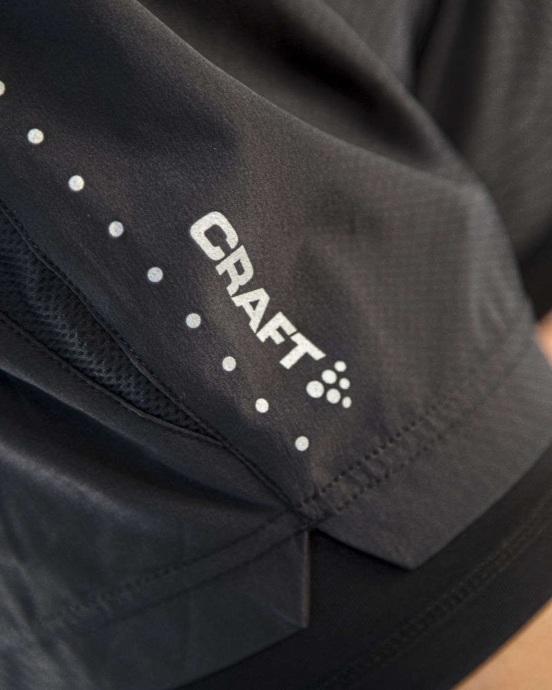 Craft Essential 2-IN-1 Hardloopbroek Kort Zwart Dames