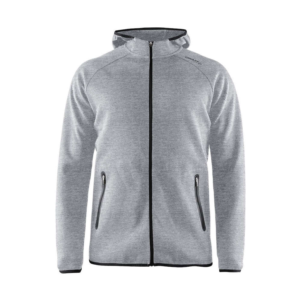 Craft Emotion Full Zip Hood Grijs Heren