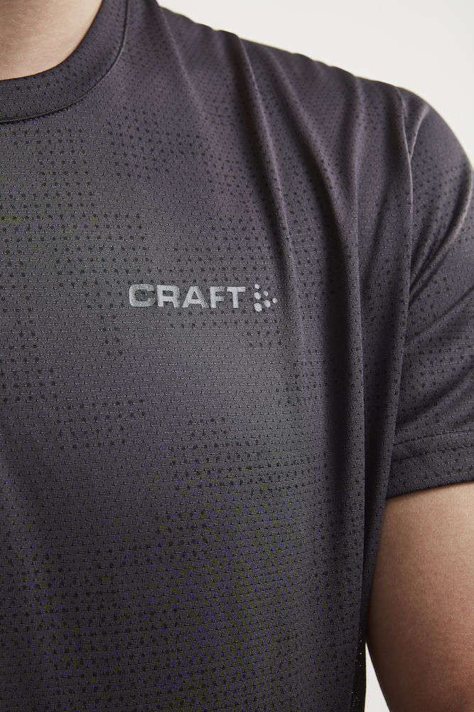 Craft Eaze Hardloopshirt Korte Mouwen Grijs Heren