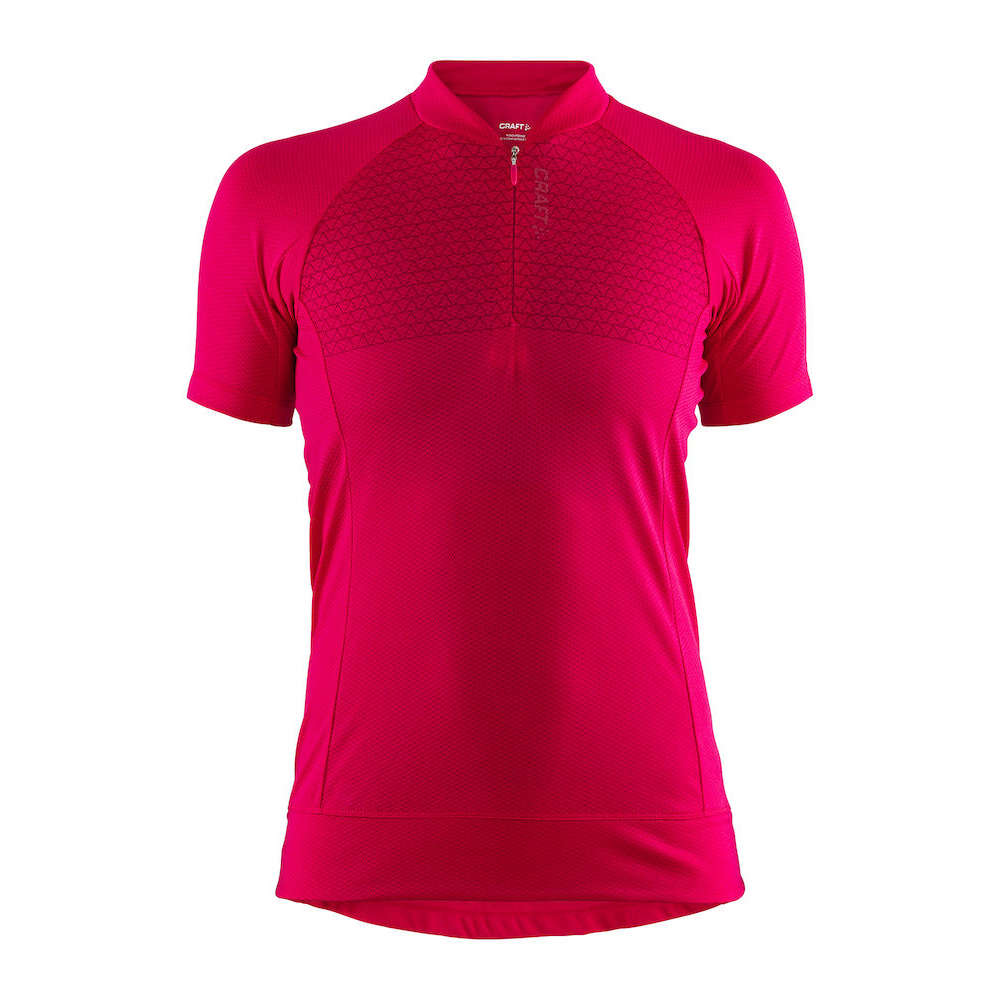 Craft Rise Fietsshirt Korte Mouwen Roze Dames