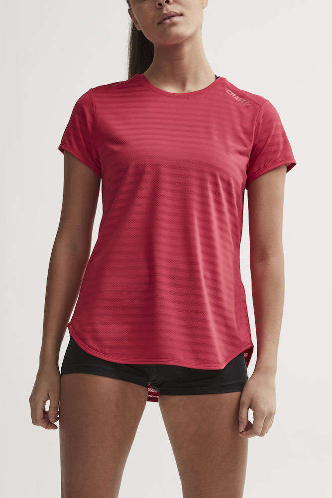 Craft Breakaway Two Hardloopshirt Korte Mouwen Roze Dames