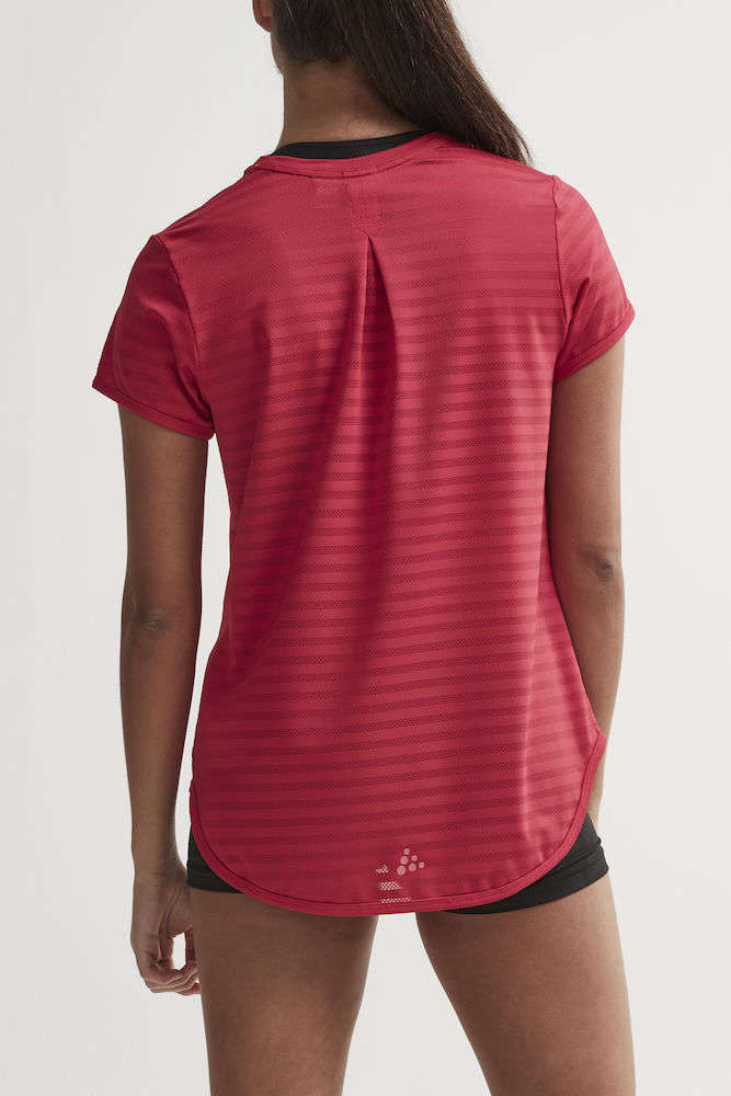 Craft Breakaway Two Hardloopshirt Korte Mouwen Roze Dames