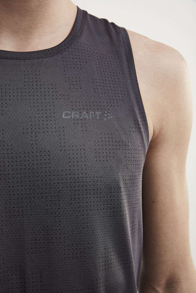 Craft Eaze Hardloopshirt Zonder Mouwen Grijs Heren