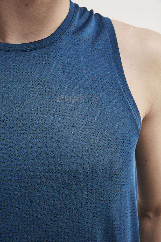 Craft Eaze Hardloopshirt Zonder Mouwen Blauw Heren