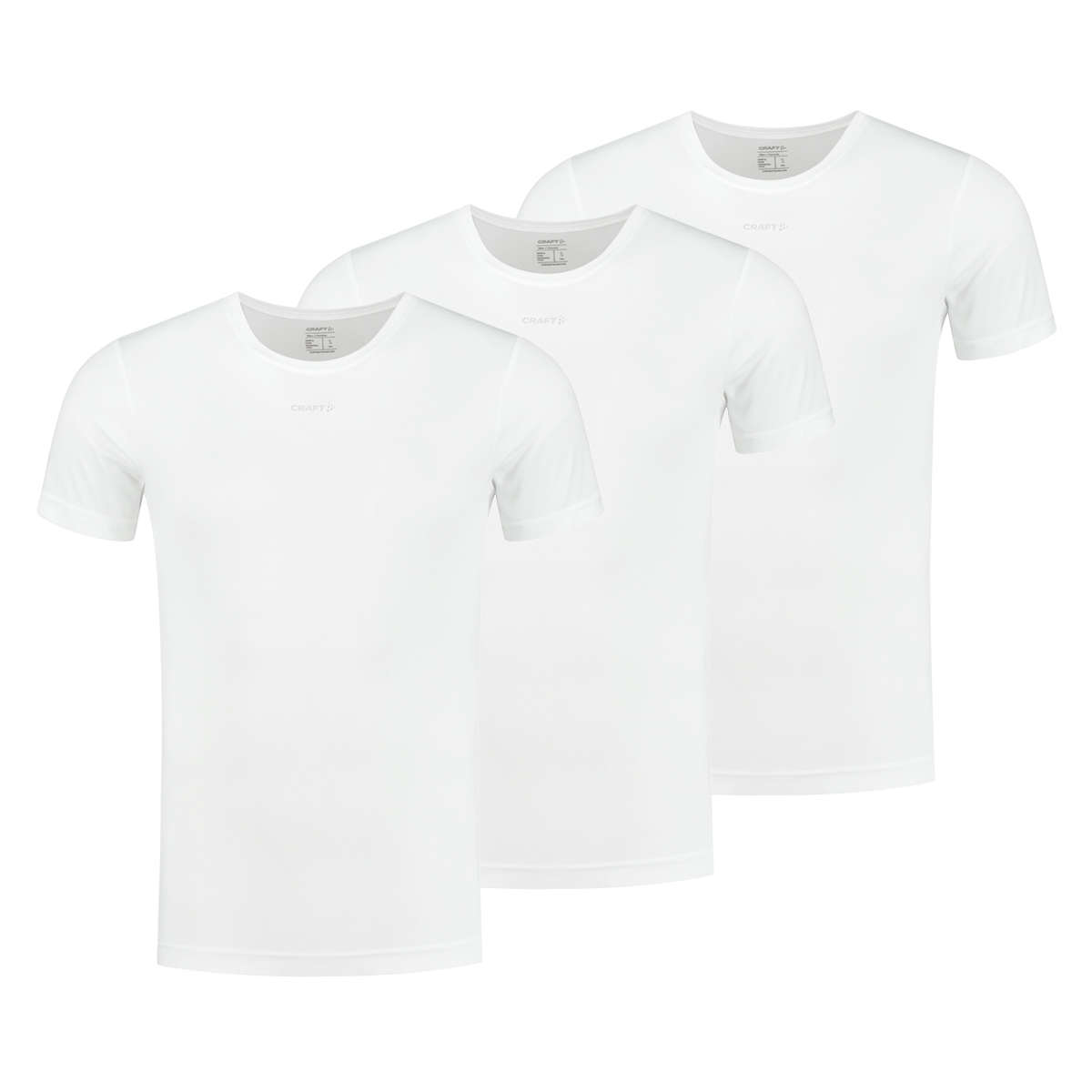 Larry Belmont Gloed wrijving Craft Cool Ondershirt Korte Mouwen Multi 3-Pack Wit Heren koop je bij  Futurumshop.nl