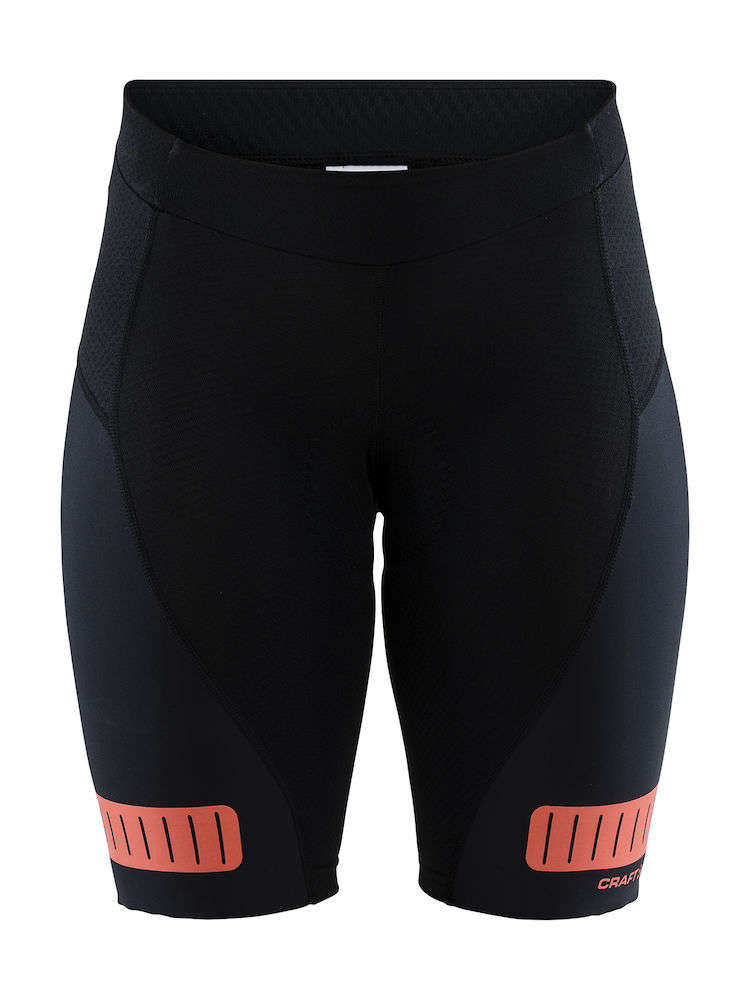 Craft Hale Glow Fietsbroek Kort Zonder Bretels Zwart/Roze Dames