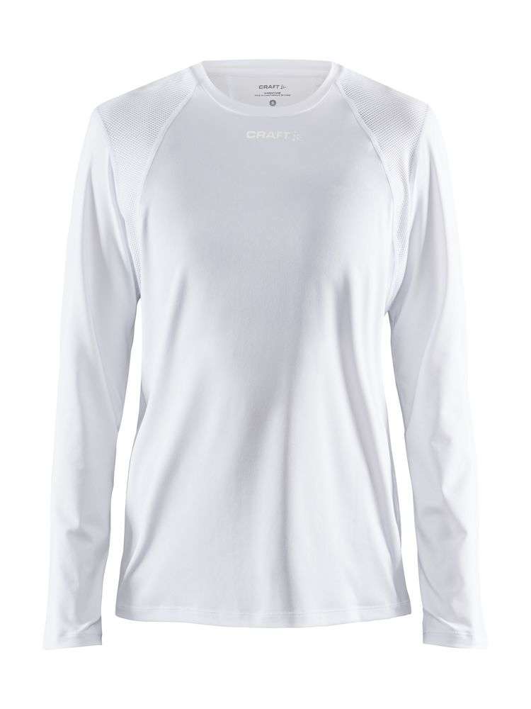 Craft ADV Essence Hardloopshirt Lange Mouwen Wit Dames