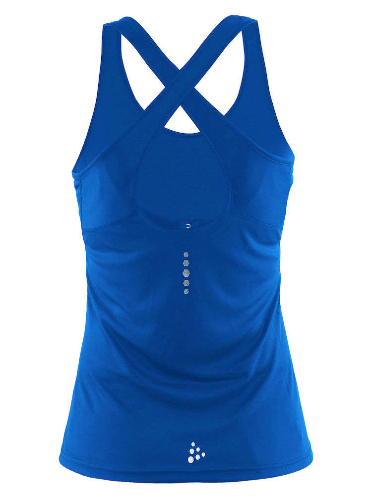 Craft Mind Hardloopshirt Zonder Mouwen Blauw Dames