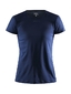 Craft ADV Essence Hardloopshirt Korte Mouwen Donkerblauw Dames