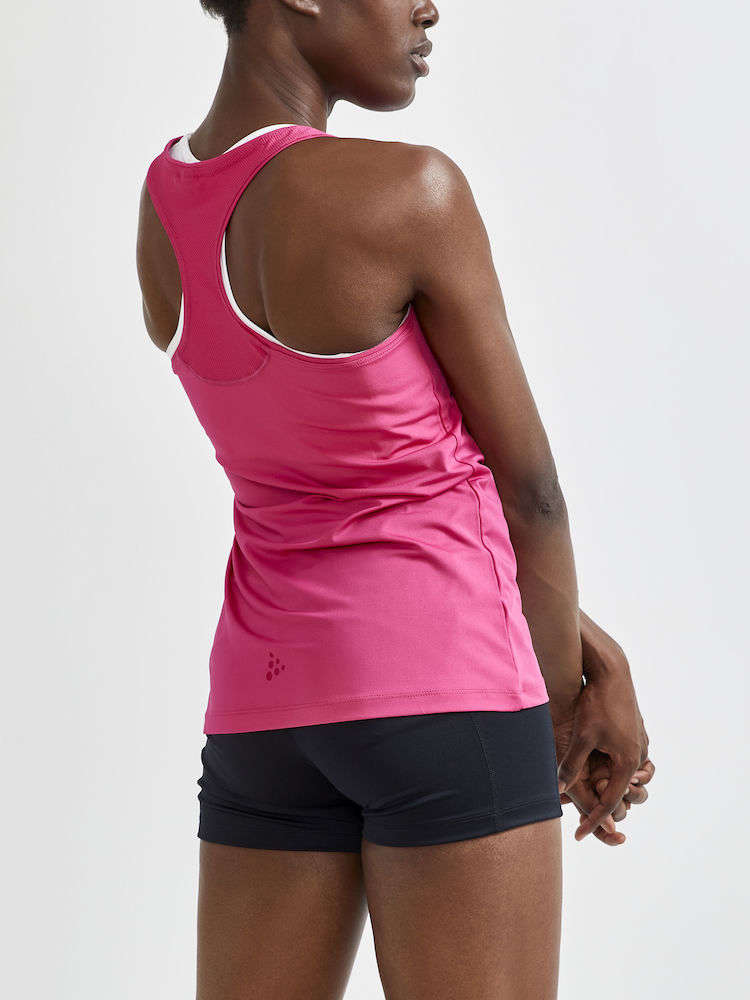 Craft ADV Essence Hardloopshirt Zonder Mouwen Roze/Roze Dames