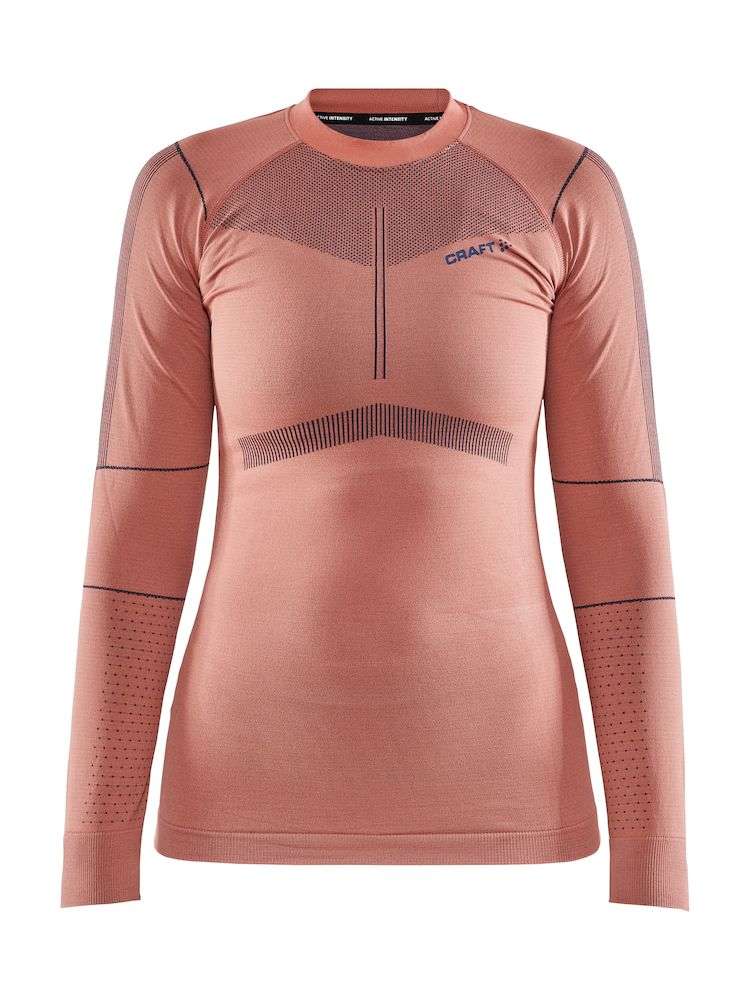 Craft Active Intensity CN Thermoshirt Lange Mouwen Roze Dames