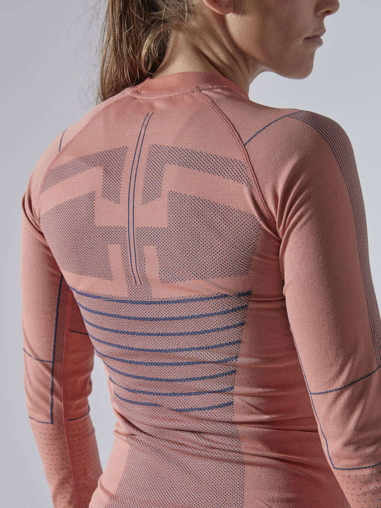 Craft Active Intensity CN Thermoshirt Lange Mouwen Roze Dames