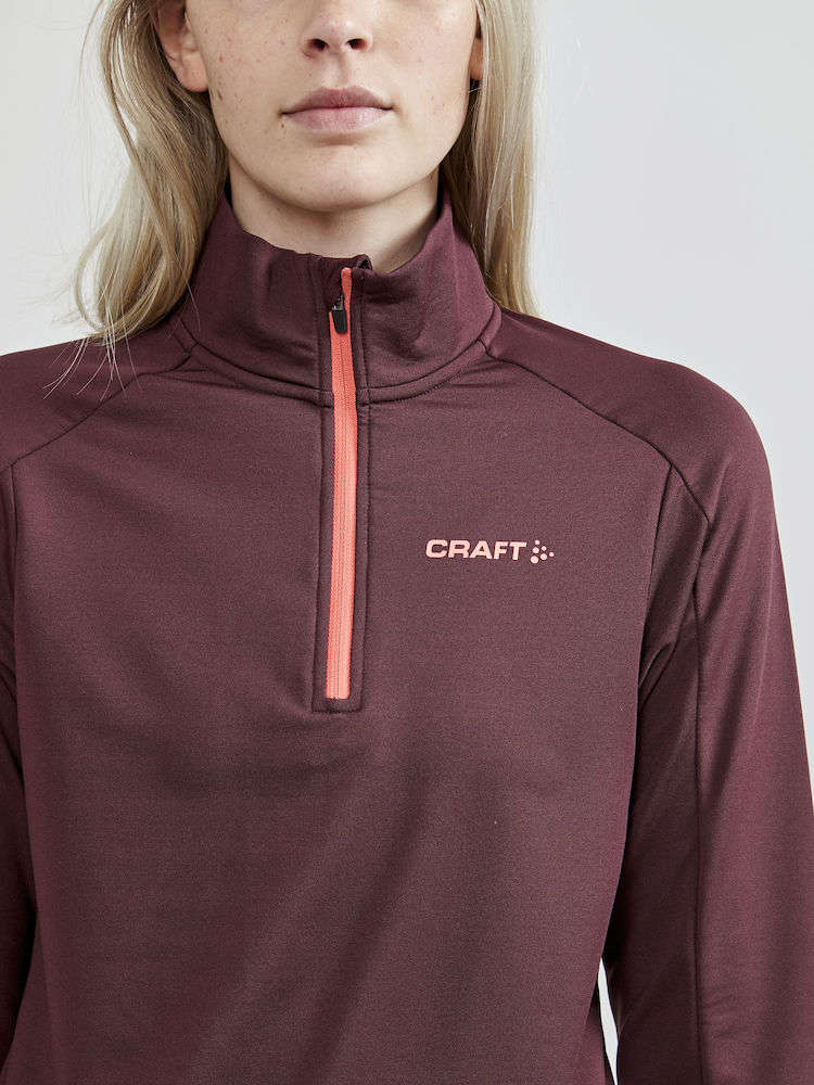 Craft CORE Gain Midlayer Lange Mouwen Paars Dames