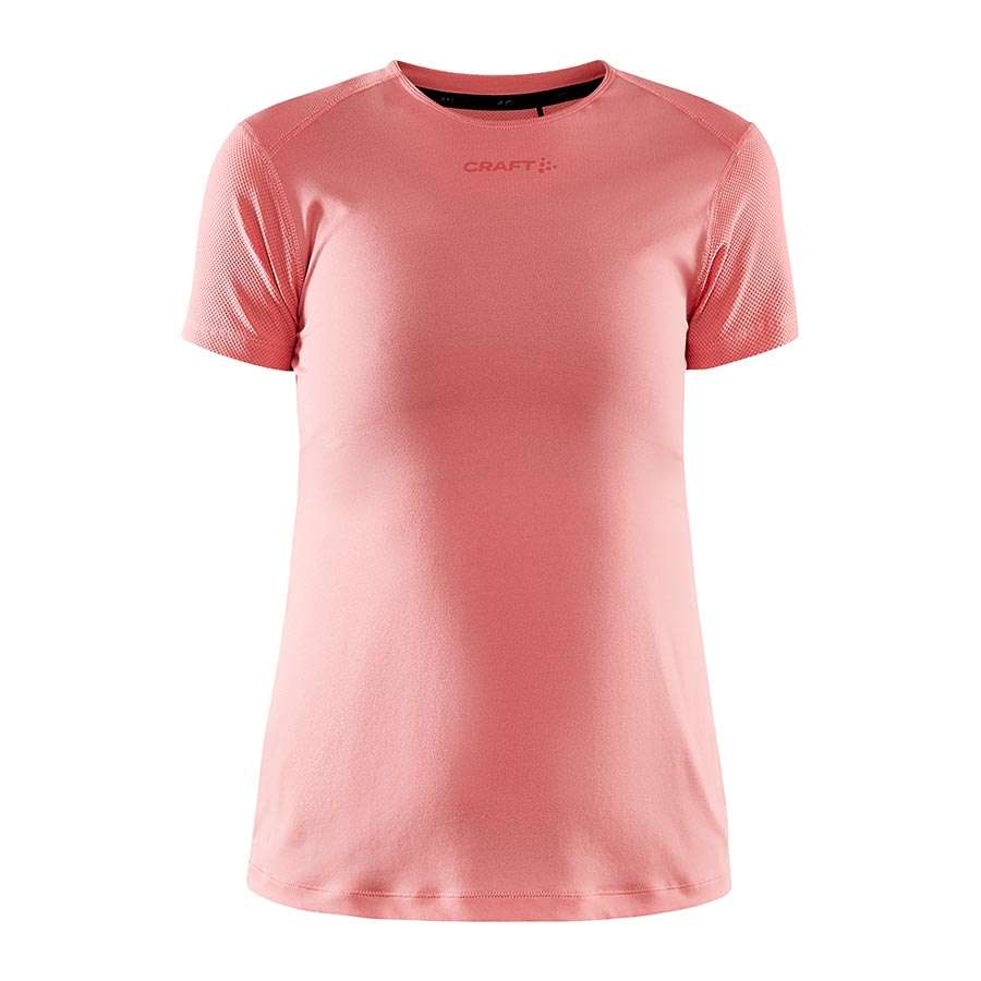 Craft ADV Essence Hardloopshirt Korte Mouwen Lichtroze Dames