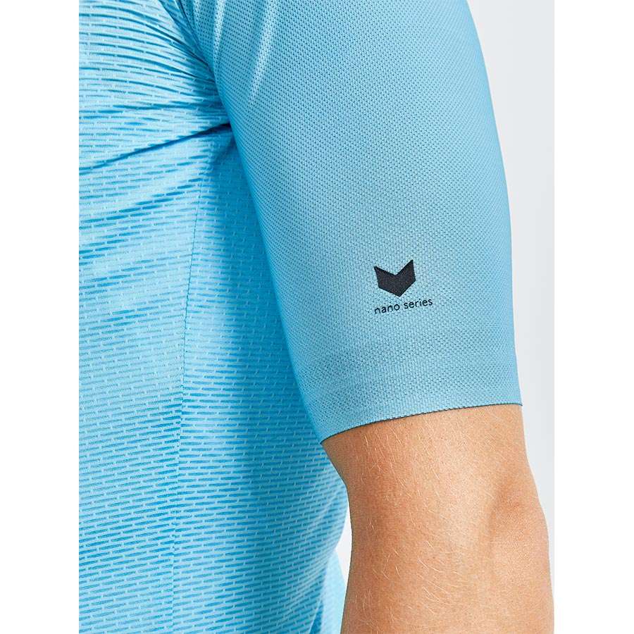 Craft PRO Nano Fietsshirt Korte Mouwen Blauw Heren