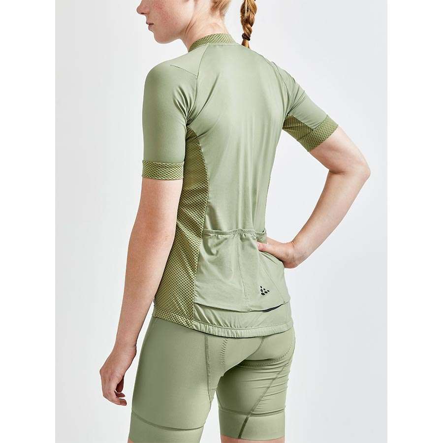 Craft ADV Endurance Fietsshirt Korte Mouwen Lichtgroen Dames