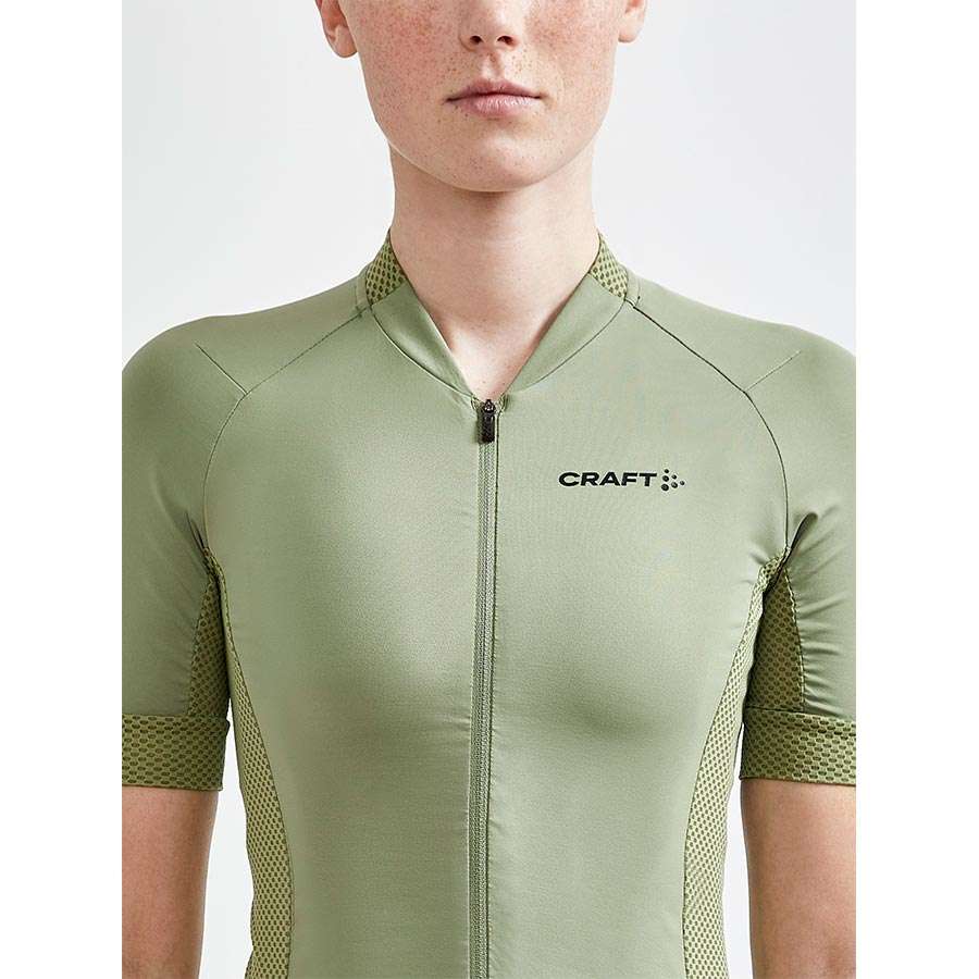 Craft ADV Endurance Fietsshirt Korte Mouwen Lichtgroen Dames