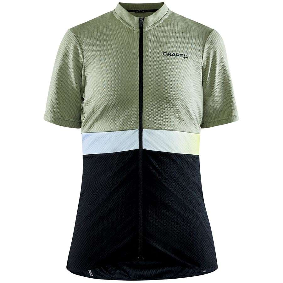 Craft CORE Endurance Fietsshirt Korte Mouwen Groen/Zwart Dames