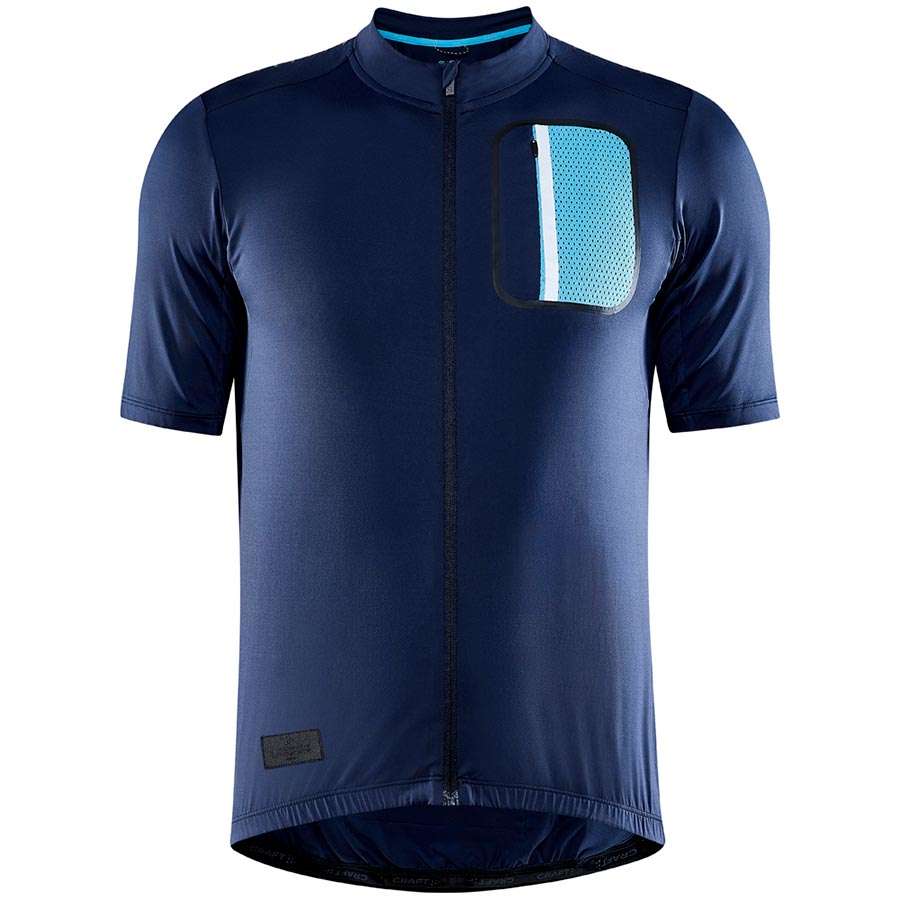 Craft ADV Offroad Fietsshirt Korte Mouwen Donkerblauw Heren